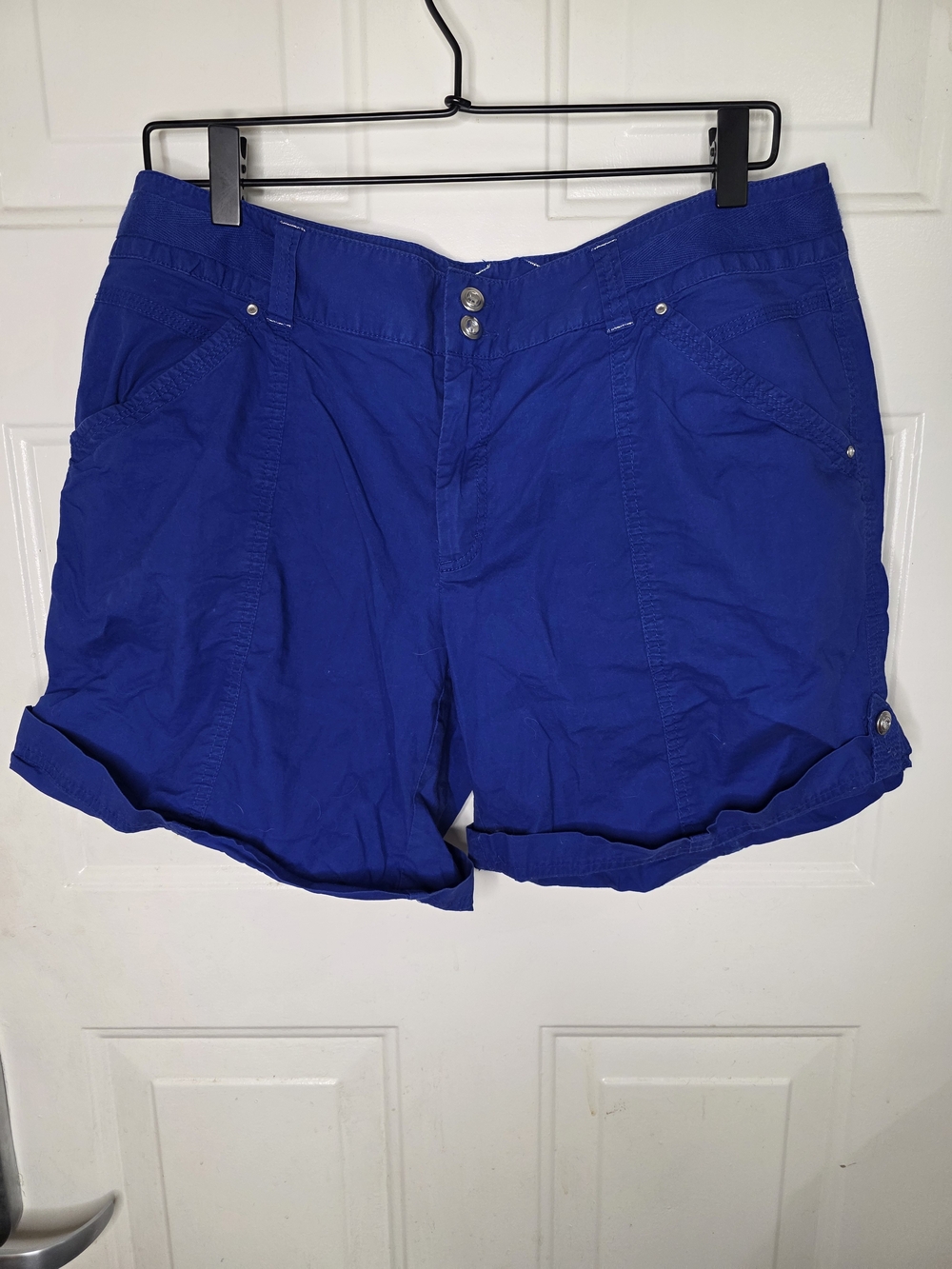 INC International Concepts Womens Blue Shorts Size 12